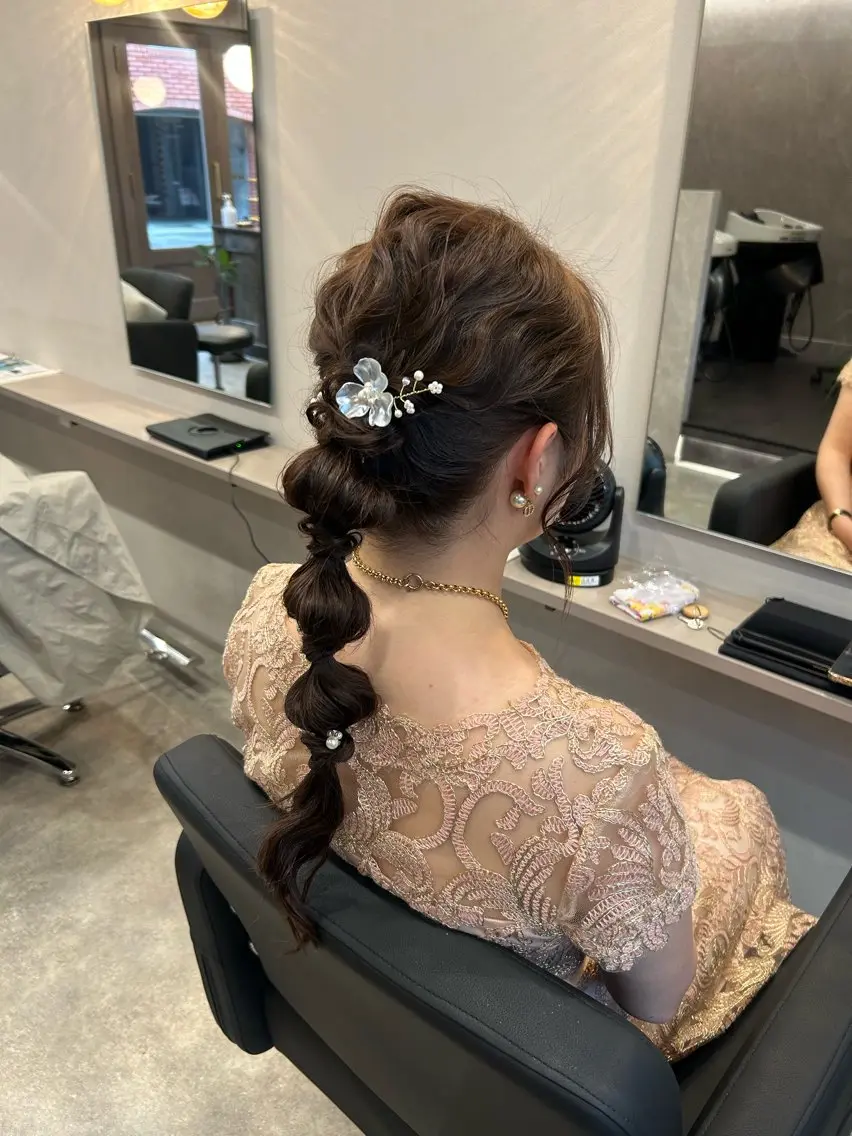 ヘアアレンジ 久保山 友奈のヘアスタイル