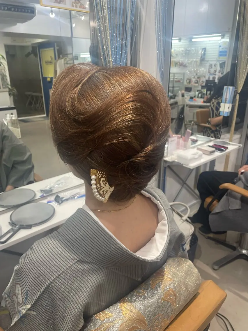 【銀座店】ホステスさん限定ヘアセット(和髪)の写真