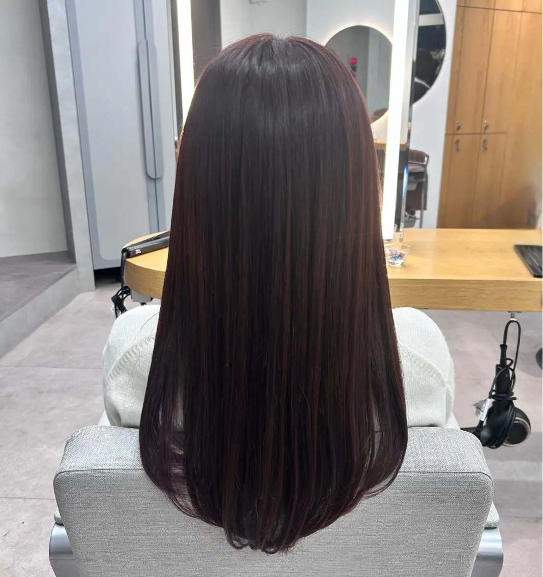 ロング カラー ピンクカラー カット ヘアカラー トリートメント ルネ北千住店 Rinoのヘアスタイル