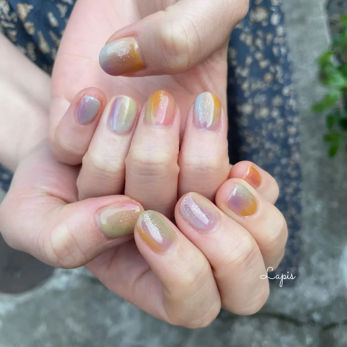 ネイル ハンドネイル Lapis *のネイルデザイン