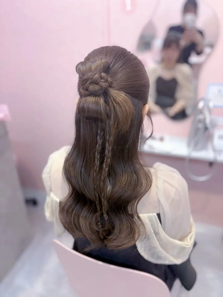 🤍《結婚式におすすめ》持ち込みヘアセット8:00~の写真