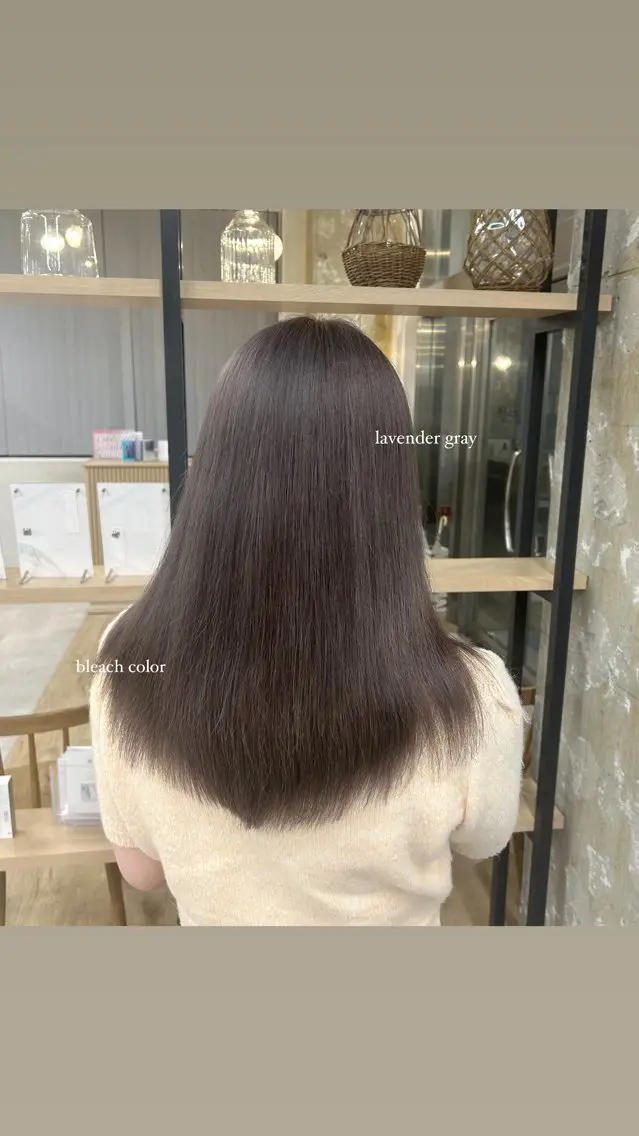 セミロング rio￤ブラウン￤暗 髪￤縮毛矯正🌙のヘアスタイル