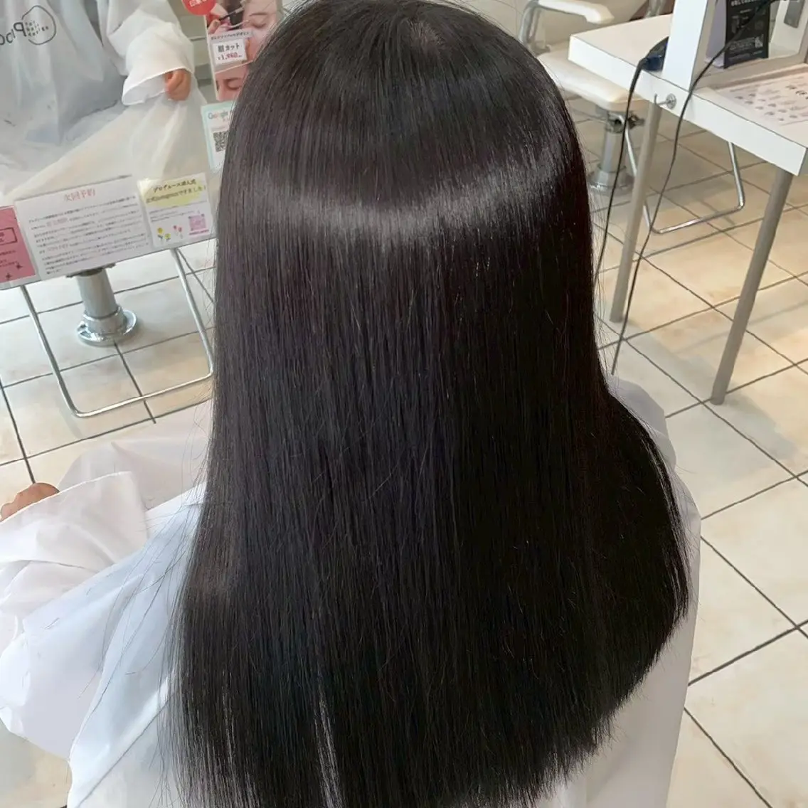 ロング カラー 縮毛矯正/ワンカラー モデル募集🫧田村のヘアスタイル