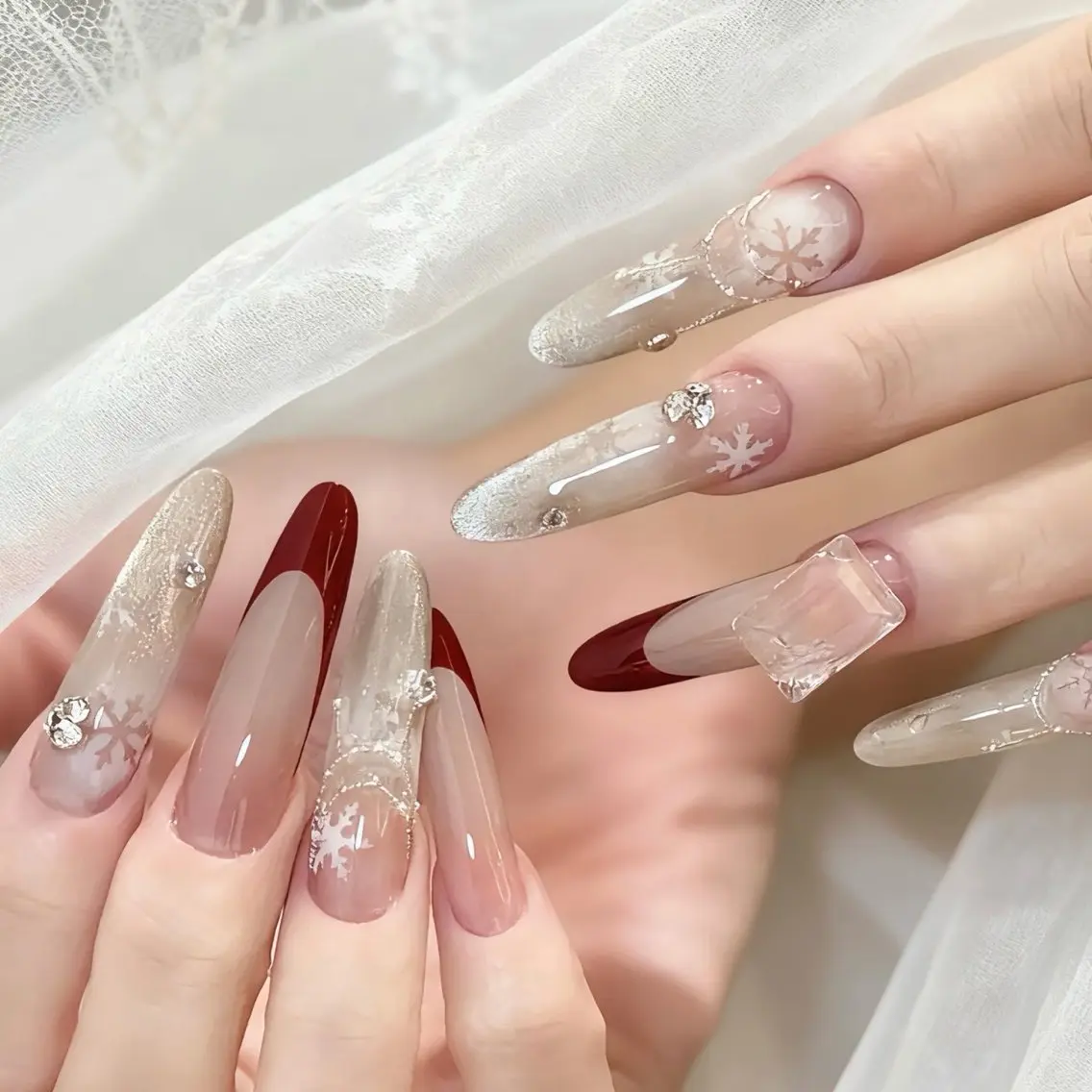 ネイル 持ち込み ワンホンネイル VV  Nail salonのネイルデザイン