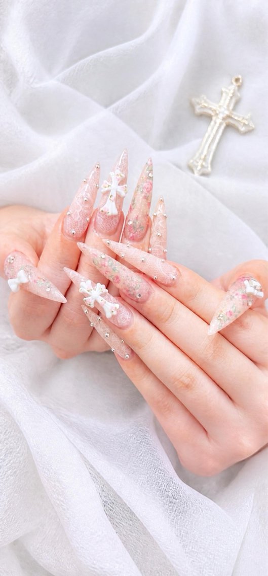 ロング 韓国風ヘア ロング ハンドネイル ハンドケア CHIBI NAIL SALON 船橋のネイルデザイン