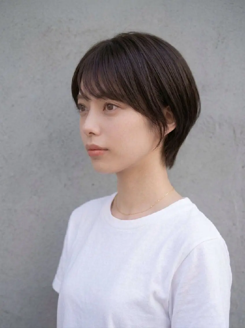 ショート ショートヘア ショート◎縮毛◎ Mirareee横浜のヘアスタイル