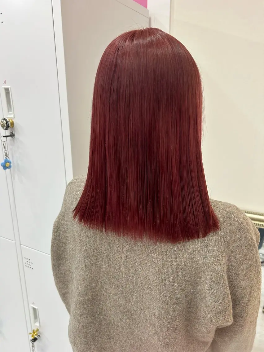 ミディアム カット ヘアカラー トリートメント Ayano 🫧のヘアスタイル