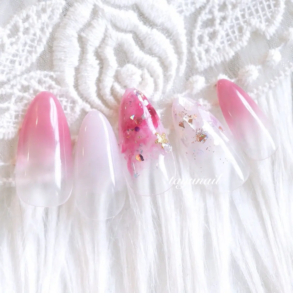 ネイル アートネイル ジェルネイル パラジェル ハンドネイル ネイルサロン 【たゆnail】のネイルデザイン