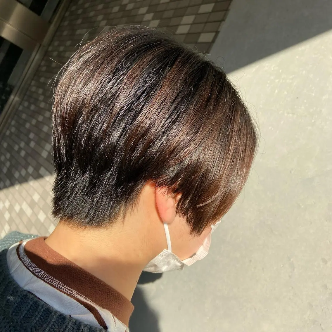 ショート ショートヘア 💜推しインナー カラー/菊池柊真💜のヘアスタイル