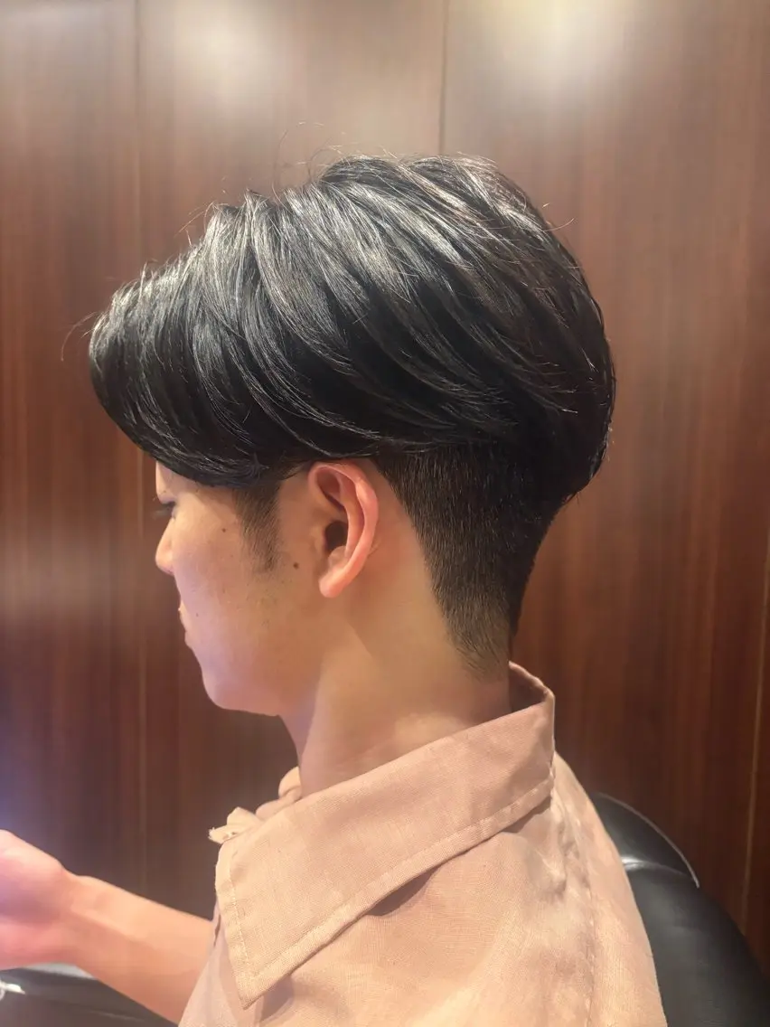 ショート パーマ メンズ メンズパーマ 橋本 ゆりあのヘアスタイル
