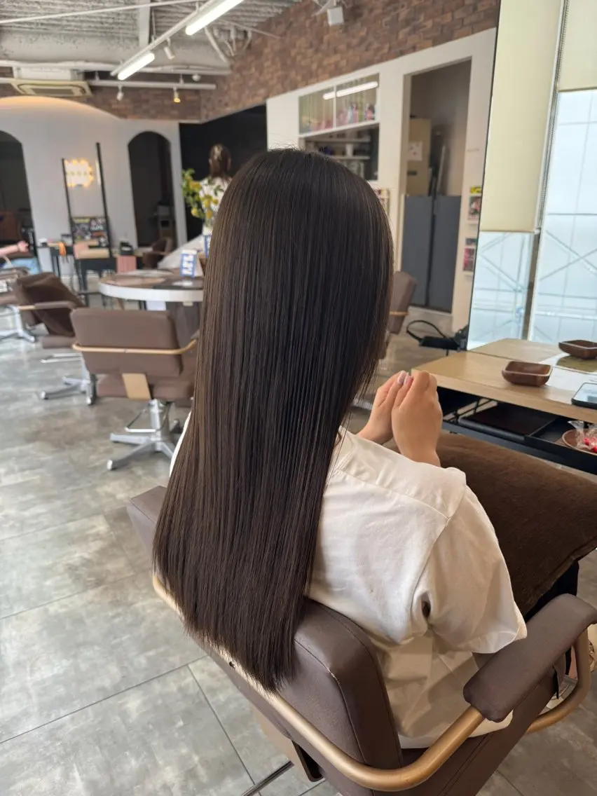 セミロング カラー 透明感カラー カット ヘアカラー トリートメント ショート/レイヤー /ボブ/中村莞太朗のヘアスタイル