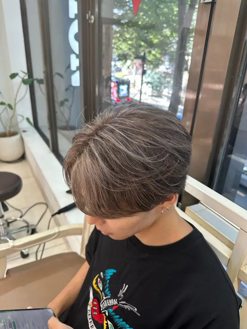 メンズ カット ヘアカラー 岐津公太 メンズ縮毛矯正のプロのヘアスタイル