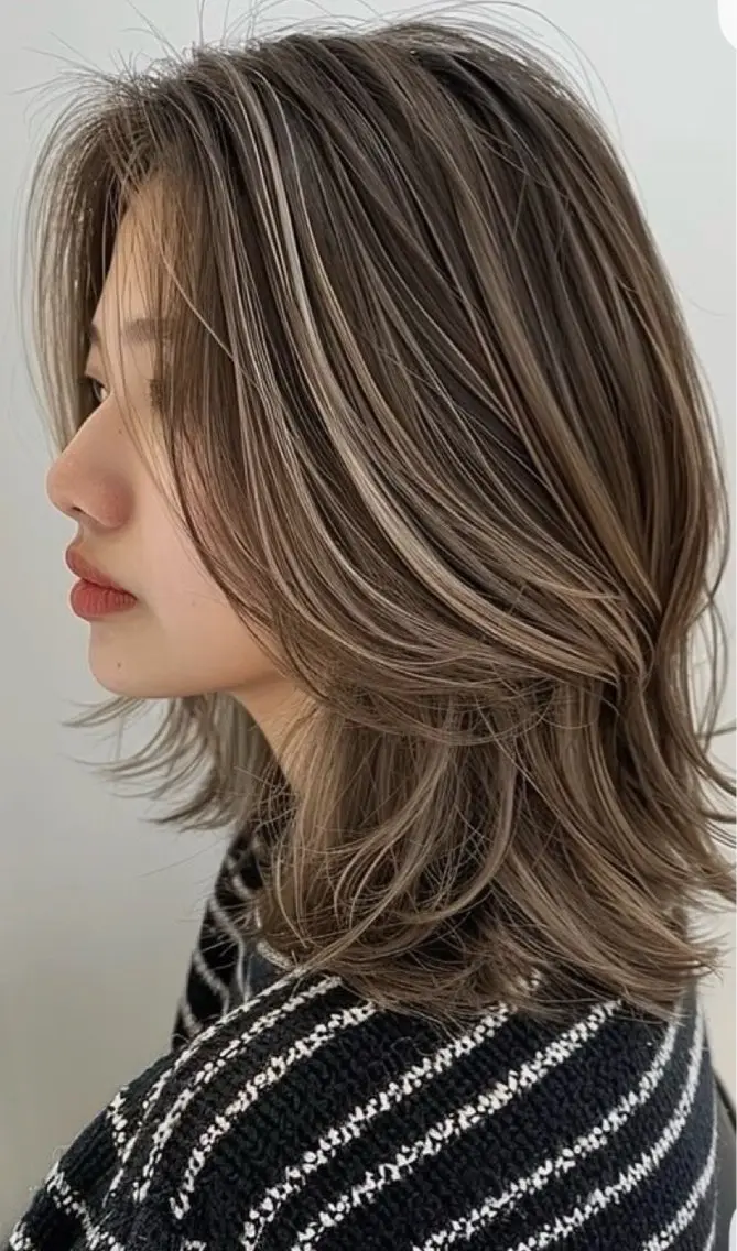 カラー ハイライトカラー Earth伊勢崎 萩原　快斗のヘアスタイル