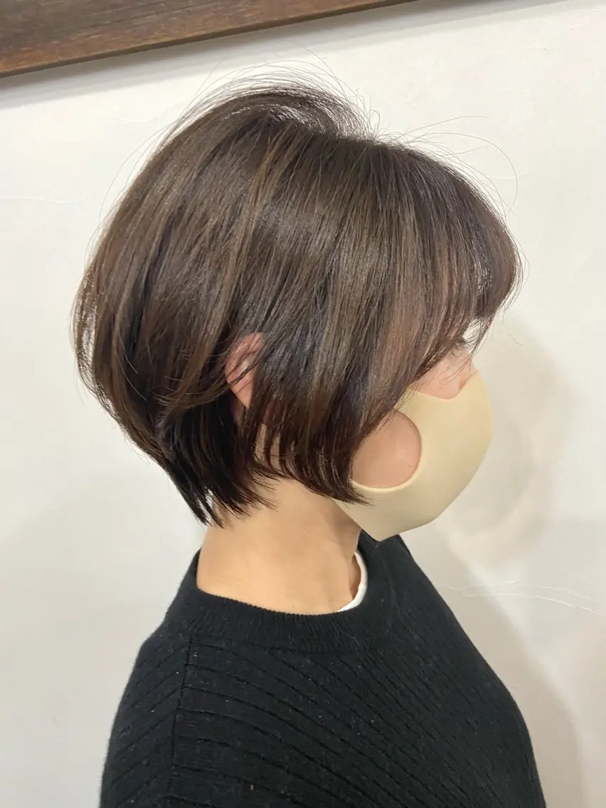 ショート カラー ヘアカラー 統括ディレクター kuriのヘアスタイル