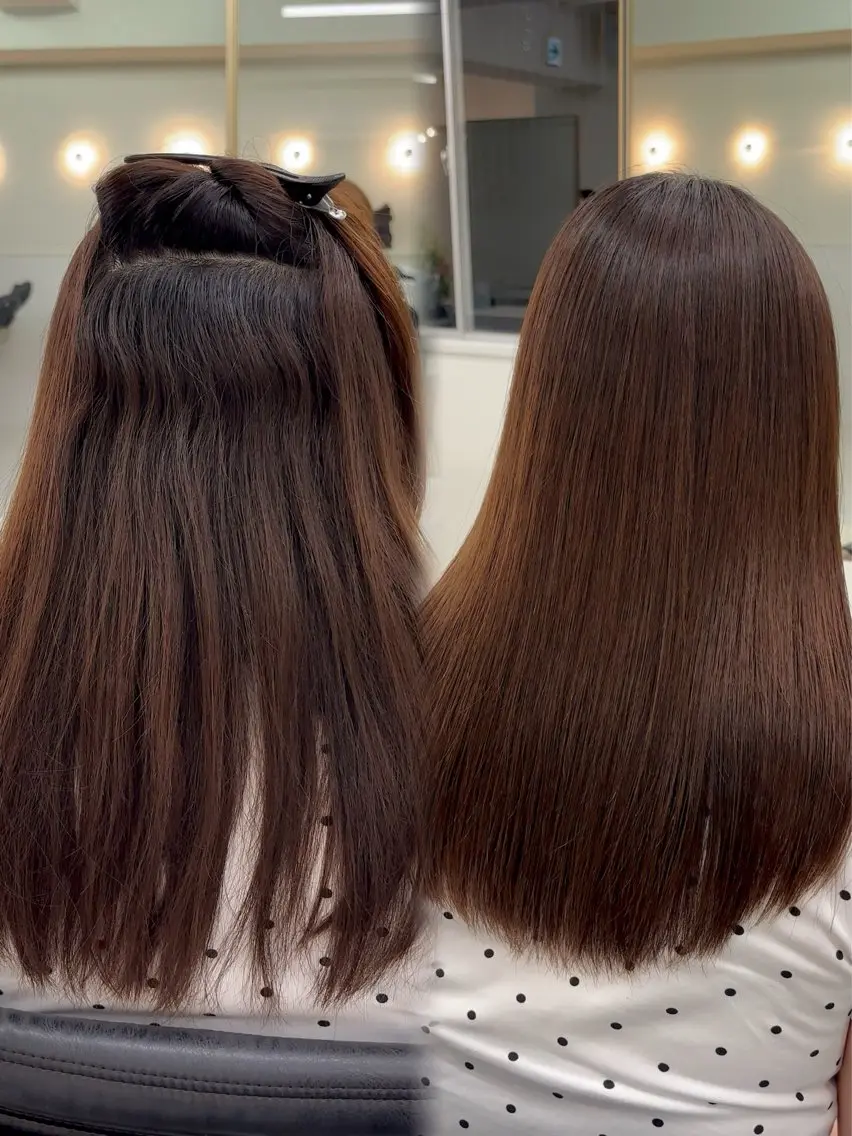 ミディアム 縮毛矯正 縮毛矯正 トリートメント ⭐️超ボブ特化 ✂️きりっぱなしボブのヘアスタイル