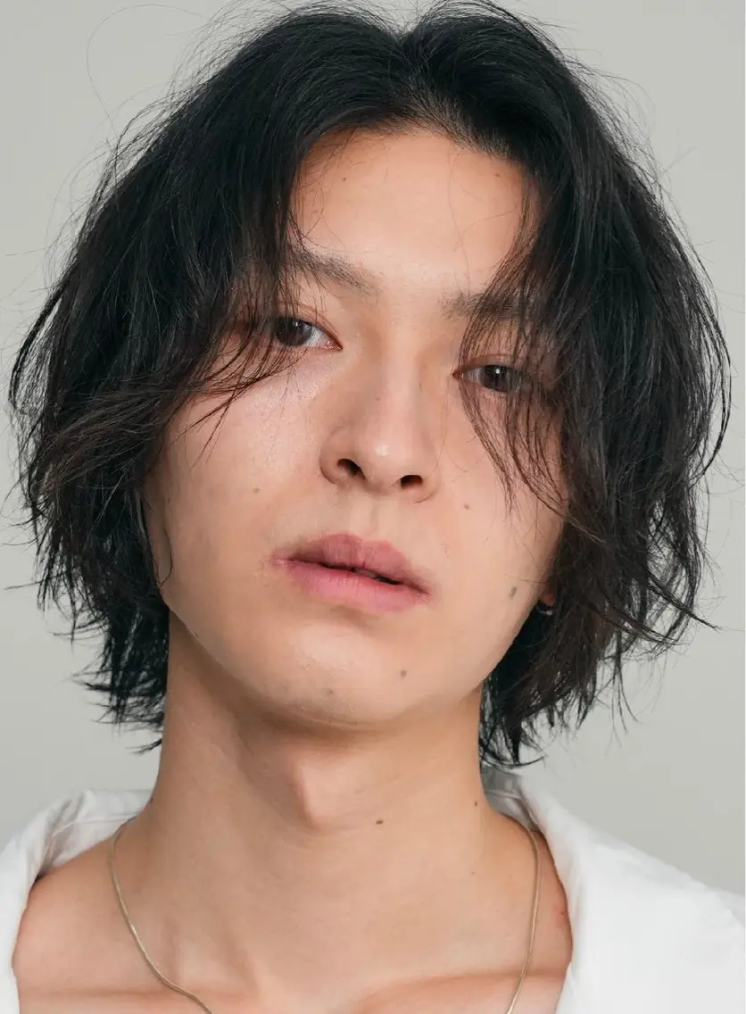 ミディアム パーマ メンズ fifth札幌 遠藤 煌弥のヘアスタイル