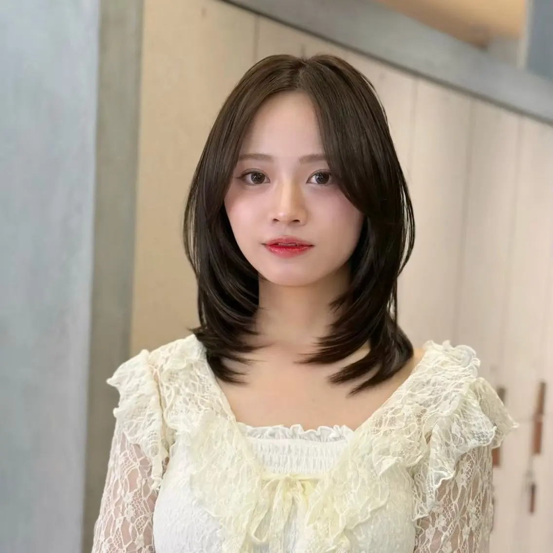 【ご新規様限定‼️】前髪縮毛矯正🍓➕似合わせカット🍎➕超音波アイロントリートメント付き❤️‍🔥の写真