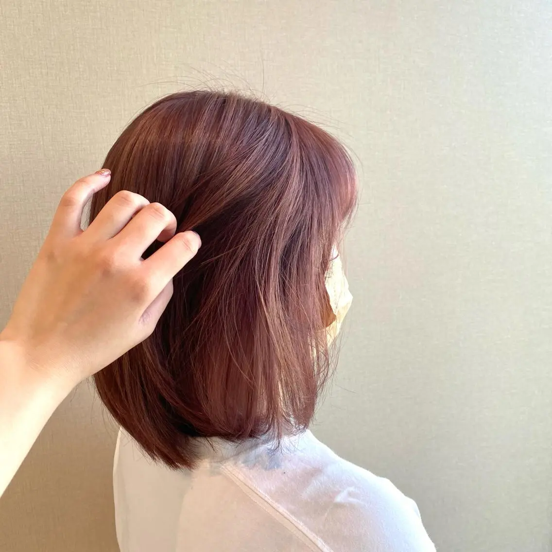 ミディアム ナチュラル*艶* 蒲生四丁目*山保美月のヘアスタイル