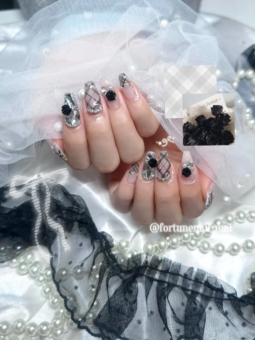 ネイル ハンドネイル 🎀Mai 🎀最短4/8🈳のネイルデザイン