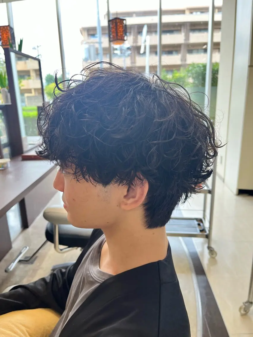 ショート パーマ メンズ メンズパーマ 🧊メンズ特化🧊 高木航希のヘアスタイル