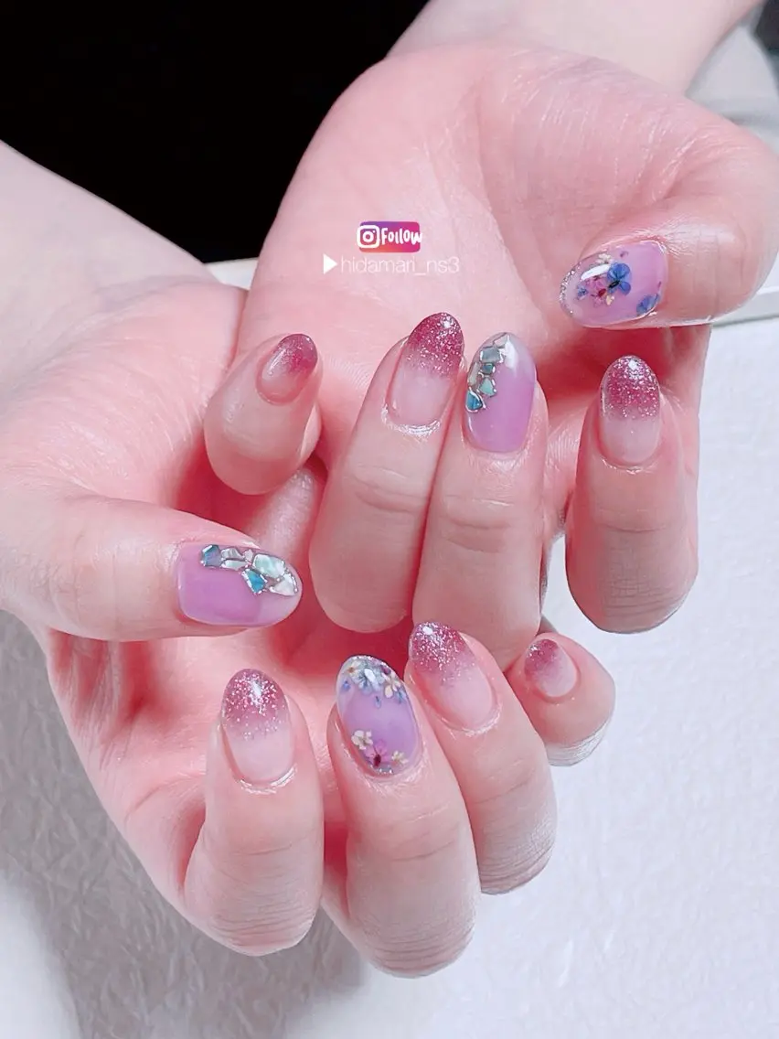ネイル ジェルネイル 持ち込み ハンドネイル NailSalon ひだまりのネイルデザイン
