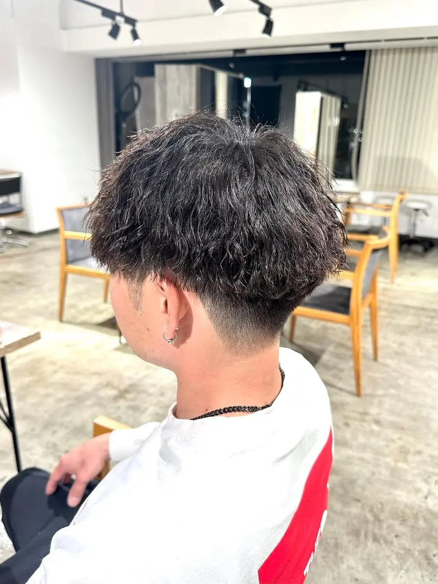 メンズ メンズパーマ カット ヘアカラー パーマ トリートメント 骨格補正施術/メンズ 専門美容師/YUYAのヘアスタイル