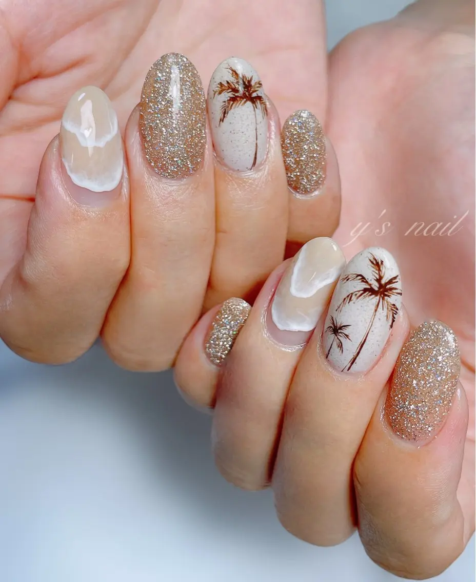 ネイル 夏ネイル ハンドネイル y’s nail ✧ゆきのネイルデザイン