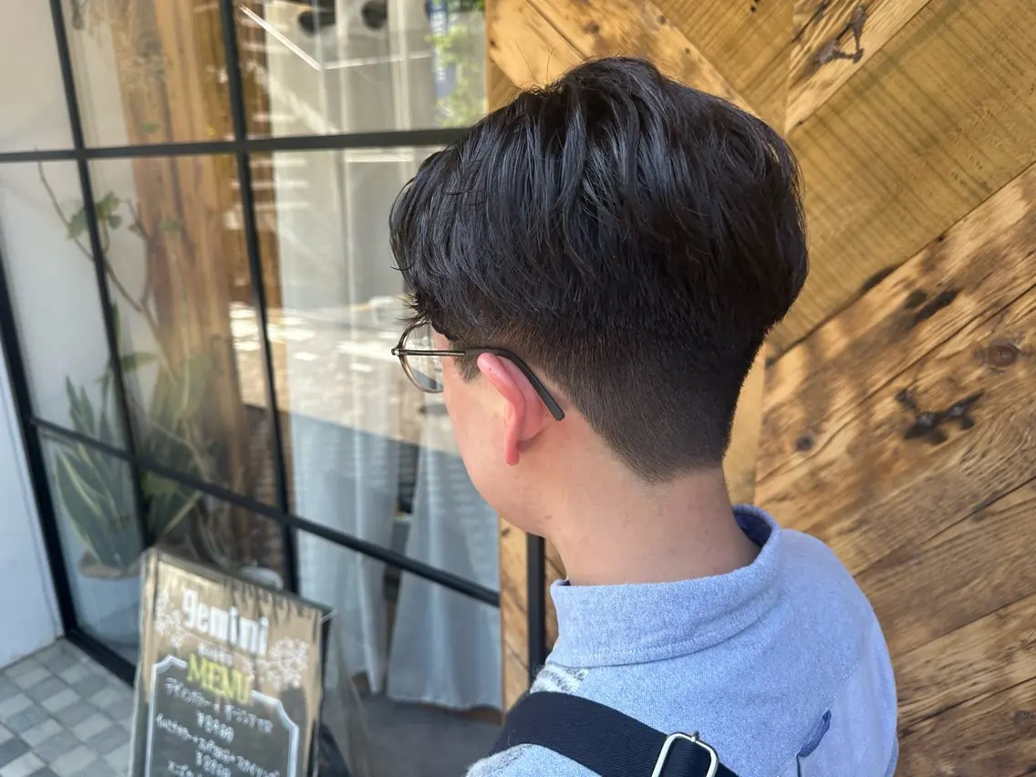メンズ フェードカット メンズパーマ カット 【gemini店長】 メンズ特化中野稜平のヘアスタイル