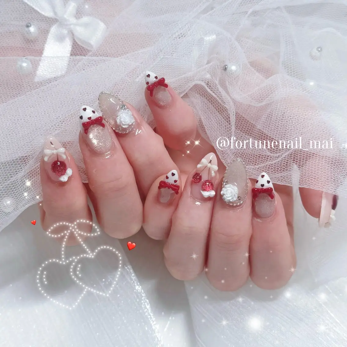ネイル ハンドネイル 🎀Mai 🎀7/22🈳✩.のネイルデザイン