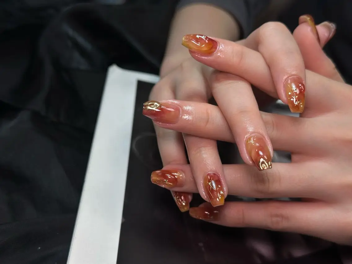 ネイル 成人式 長さ出し フットネイル フレンチネイル ジェルネイル ハンドネイル ハンドケア nail salon Feerieのネイルデザイン