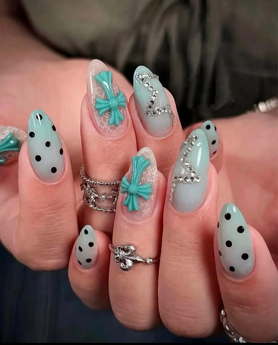 ネイル キラキラネイル マグネットネイル ぷっくりネイル 春ネイル ワンホンネイル ハンドネイル Candy Nailのネイルデザイン