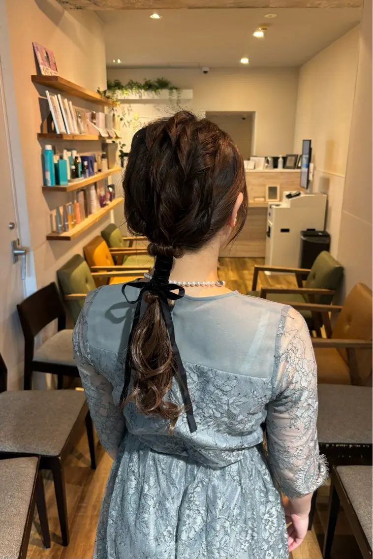 ロング 似合わせカット⌇ヘア セット⌇A i‎🤍のヘアスタイル