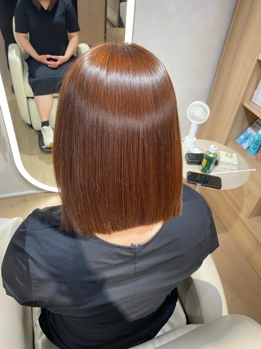 ミディアム 髪質改善 髪質改善ストレート ✂️前田龍之介のヘアスタイル