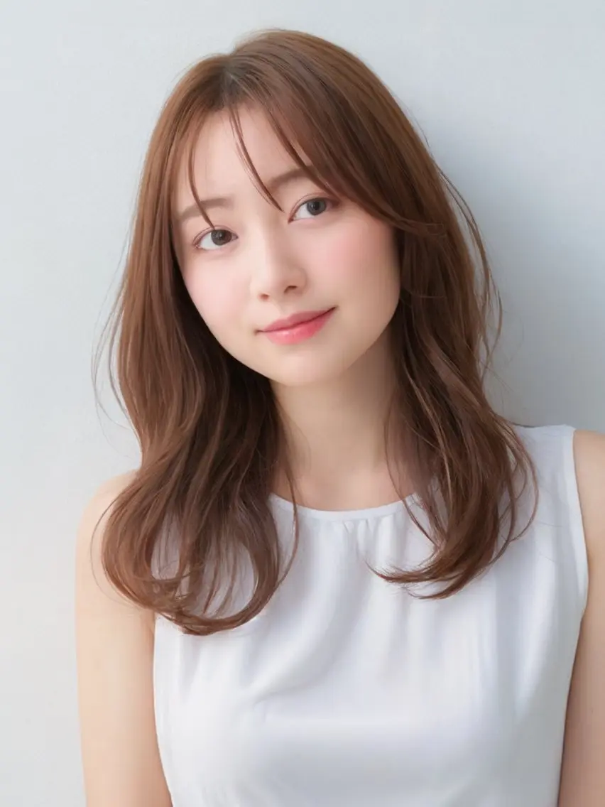 ミディアム 💐雰囲気似合わせ 💐カットモデル募集のヘアスタイル
