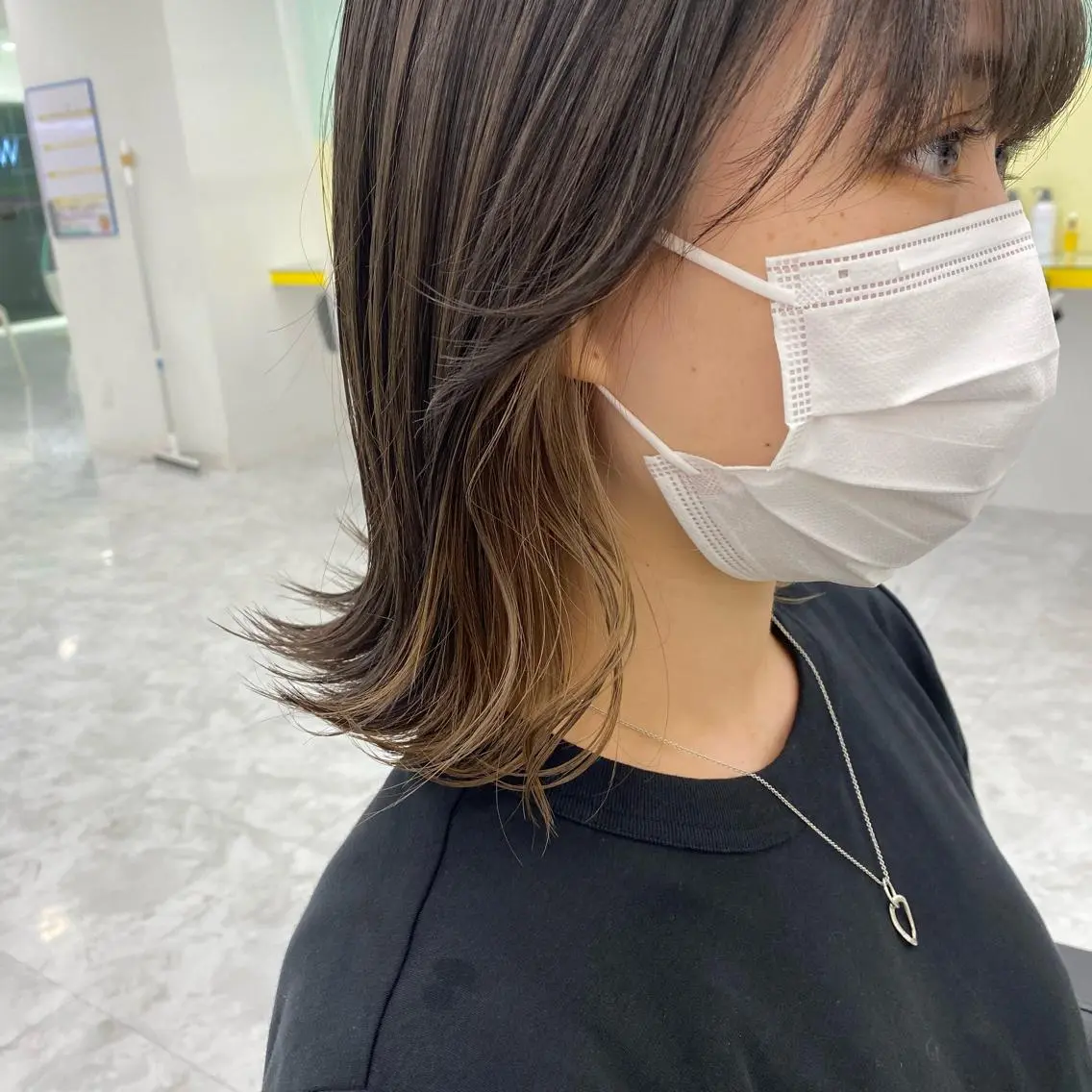 ショート カラー ヘアアレンジ ヘアカラー トリートメント mai🍑暖色カラー /レイヤー💖のヘアスタイル