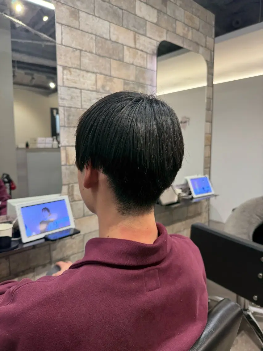 ショート メンズ カット 縮毛矯正 トリートメント fan.ray⚽️ 髙橋翔一のヘアスタイル
