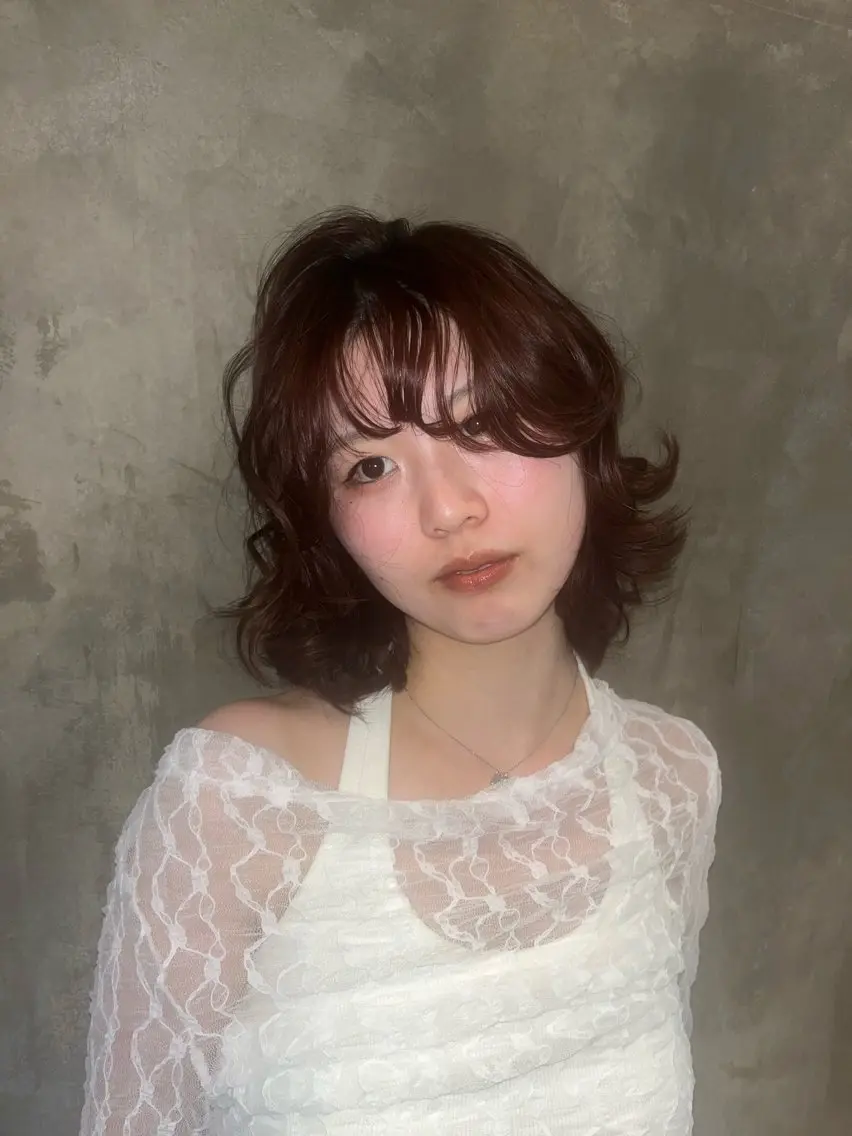 ミディアム ヘアカラー Daisy／大名 ・天神／はやしれいのヘアスタイル