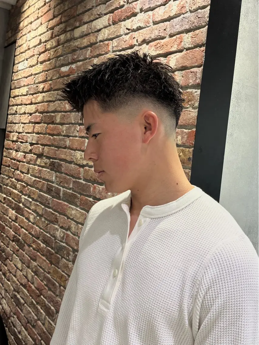 ショート パーマ メンズ カット パーマ ショートスタイル特化 ayumuのヘアスタイル