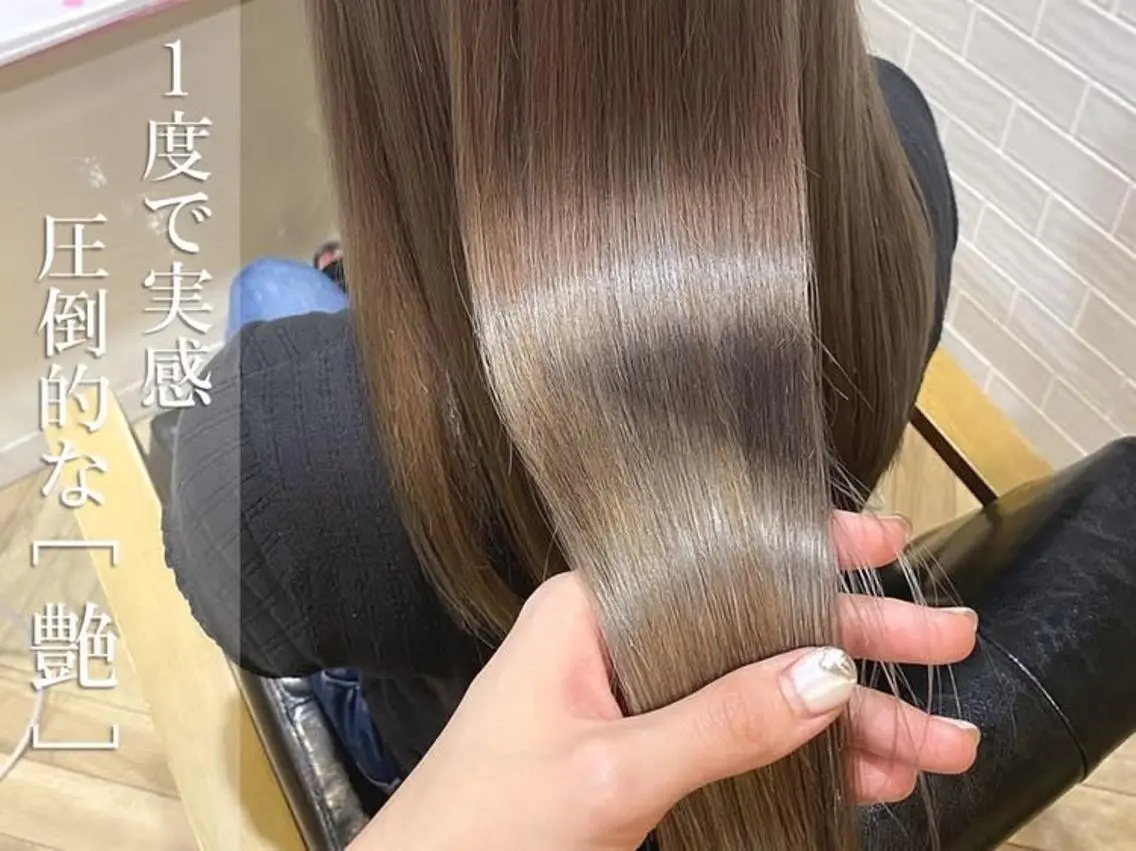 Cut+縮毛矯正+Treatment　¥20000の写真