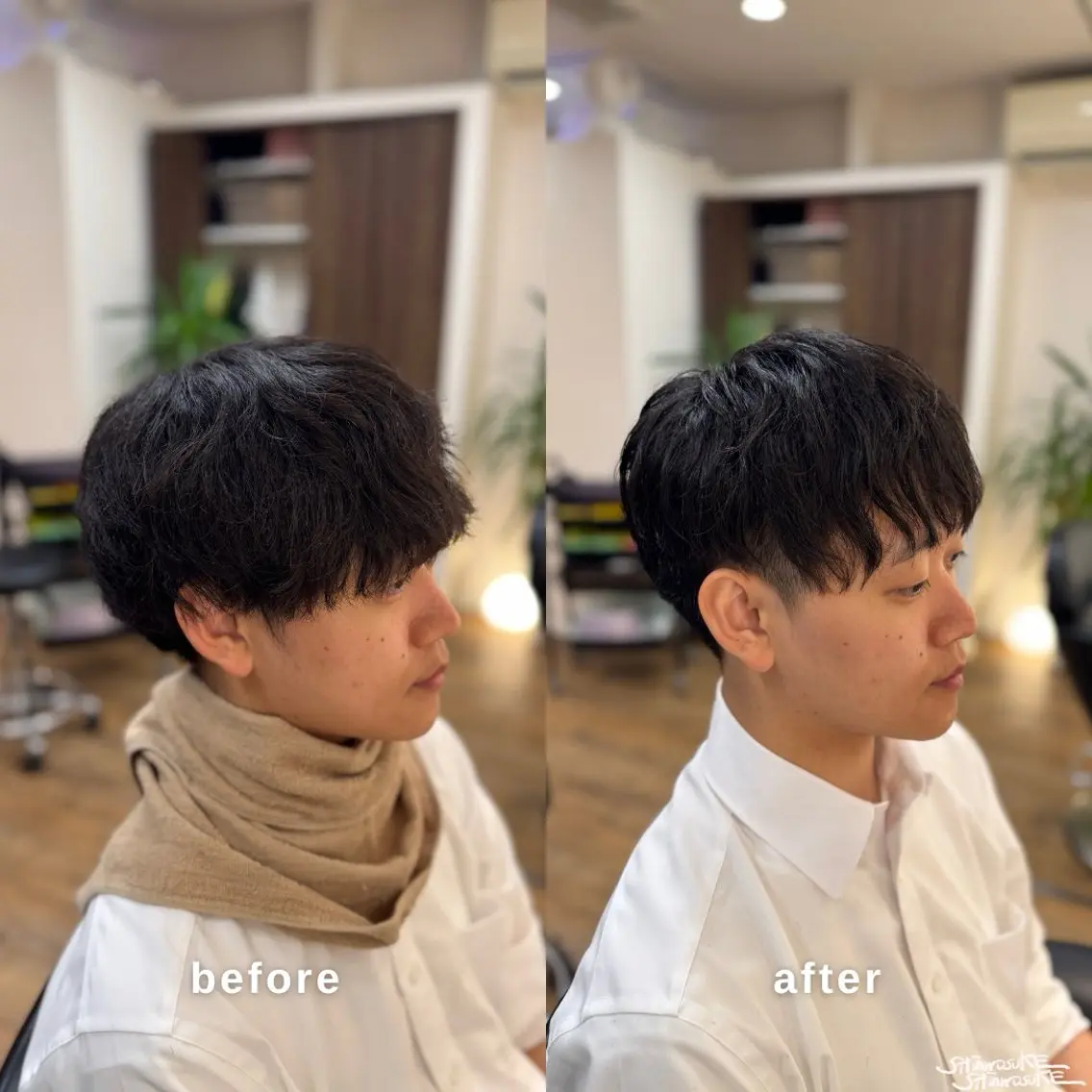 ショート メンズ カット トリートメント しんのすけ /モデルさん募集中のヘアスタイル