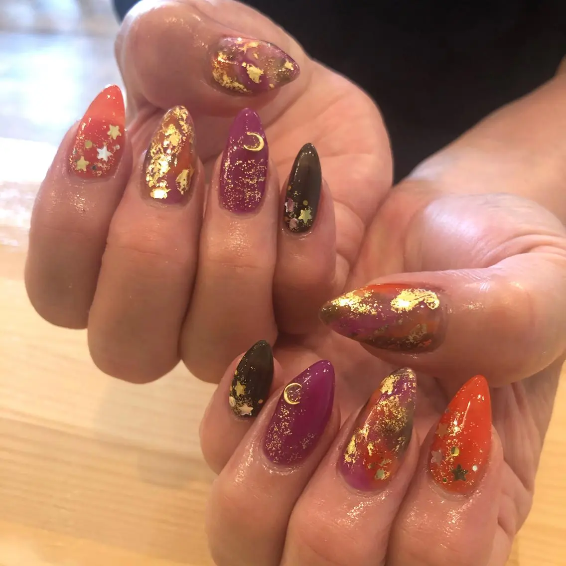 ネイル ハロウィン ハンドネイル NAIL Alaia SHIORIのネイルデザイン