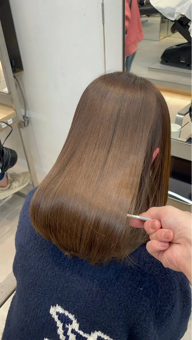 ミディアム 髪質改善 トリートメント ✨髪質改善✨美髪 矯正🫧小泉のヘアスタイル