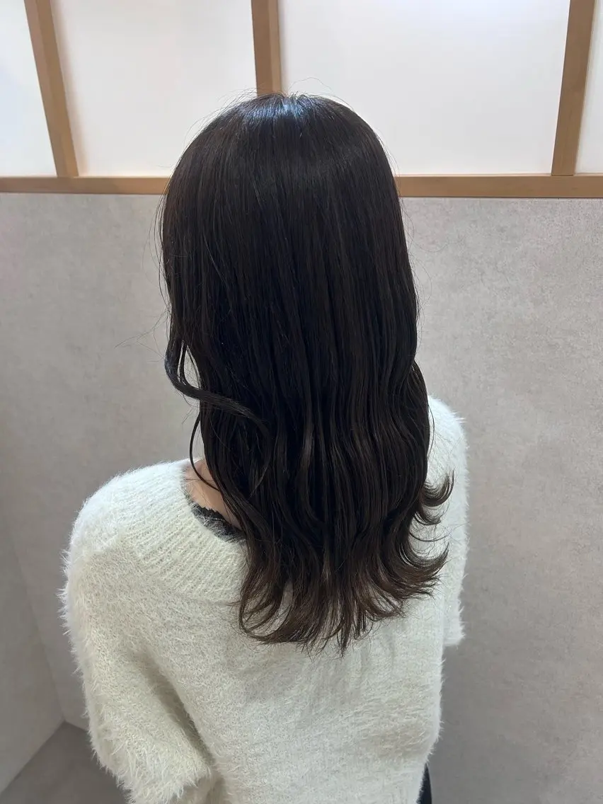 ロング Mao 🎀bob Oliveカラー🌿のヘアスタイル