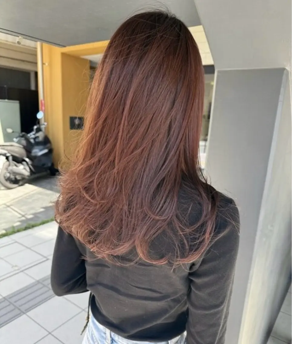 ロング カラー カット ヘアカラー 透明感/レイヤー /ダブルカラー🪽のヘアスタイル