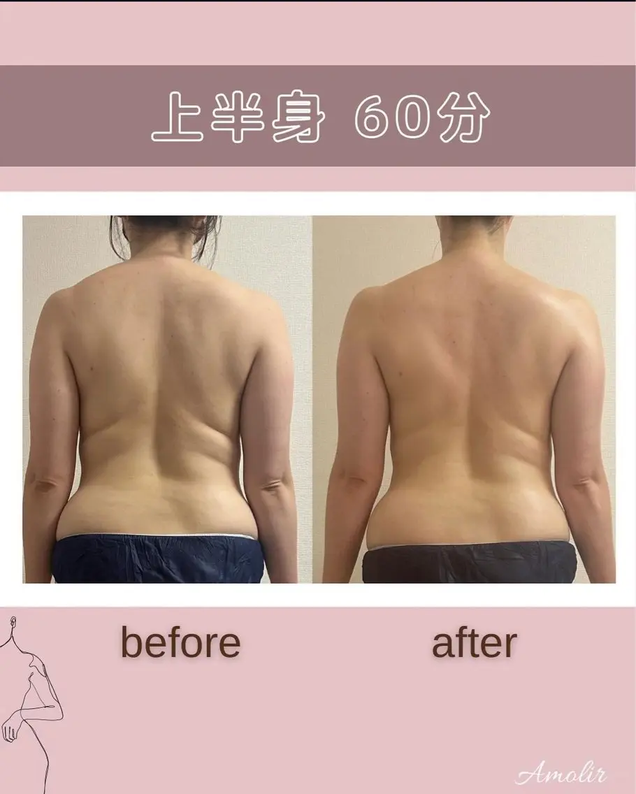 半身ボディ 60分の写真