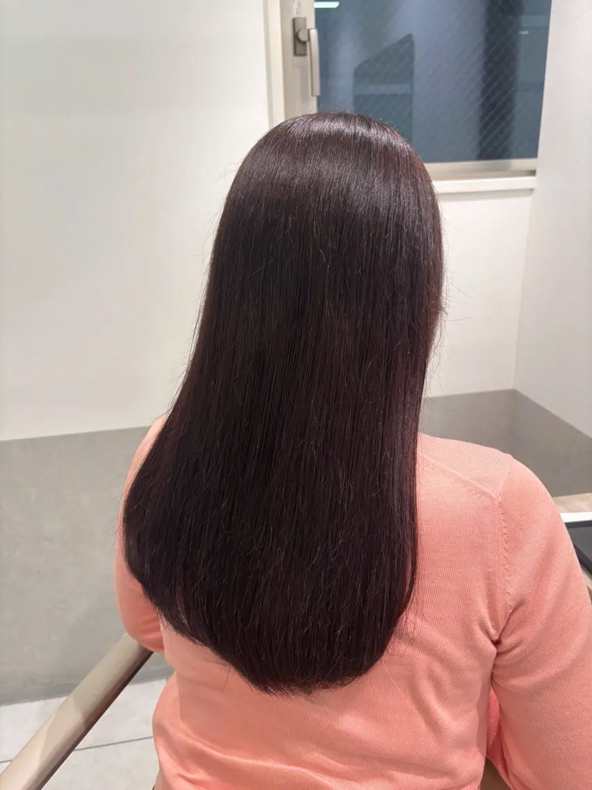 ロング カラー ダブルカラー ラベンダーカラー ピンクカラー ピンクラベンダー カット ヘアカラー トリートメント Eleanor 池袋 🧸Madoka🧸のヘアスタイル