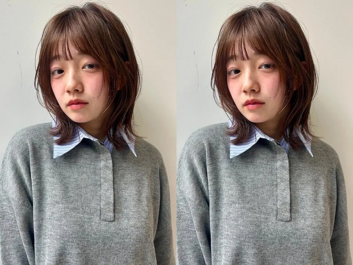 ミディアム 透明感カラー / Rio👶🏻💞のヘアスタイル