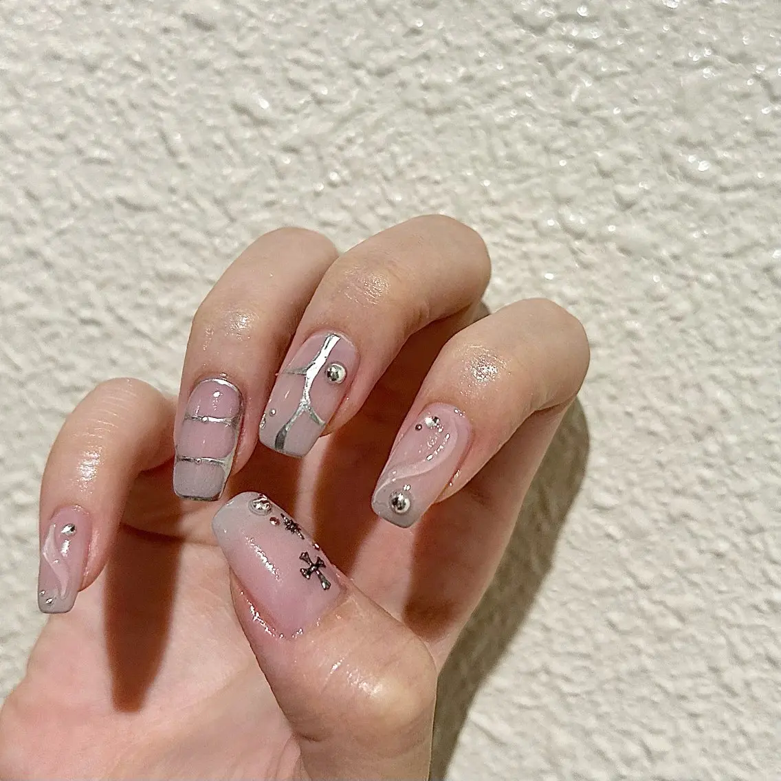 ネイル ハンドネイル パラあり！フィルイン 美フォルムのネイルデザイン