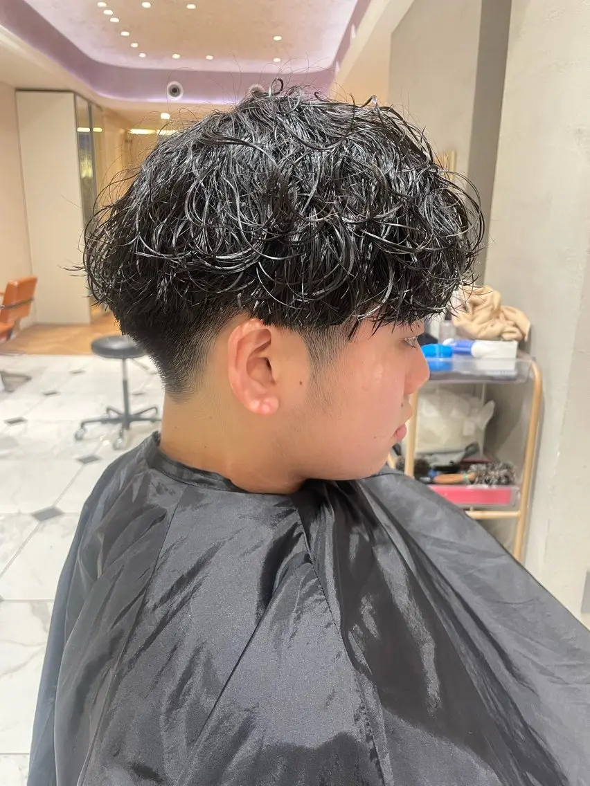 パーマ メンズ 松田 響のヘアスタイル
