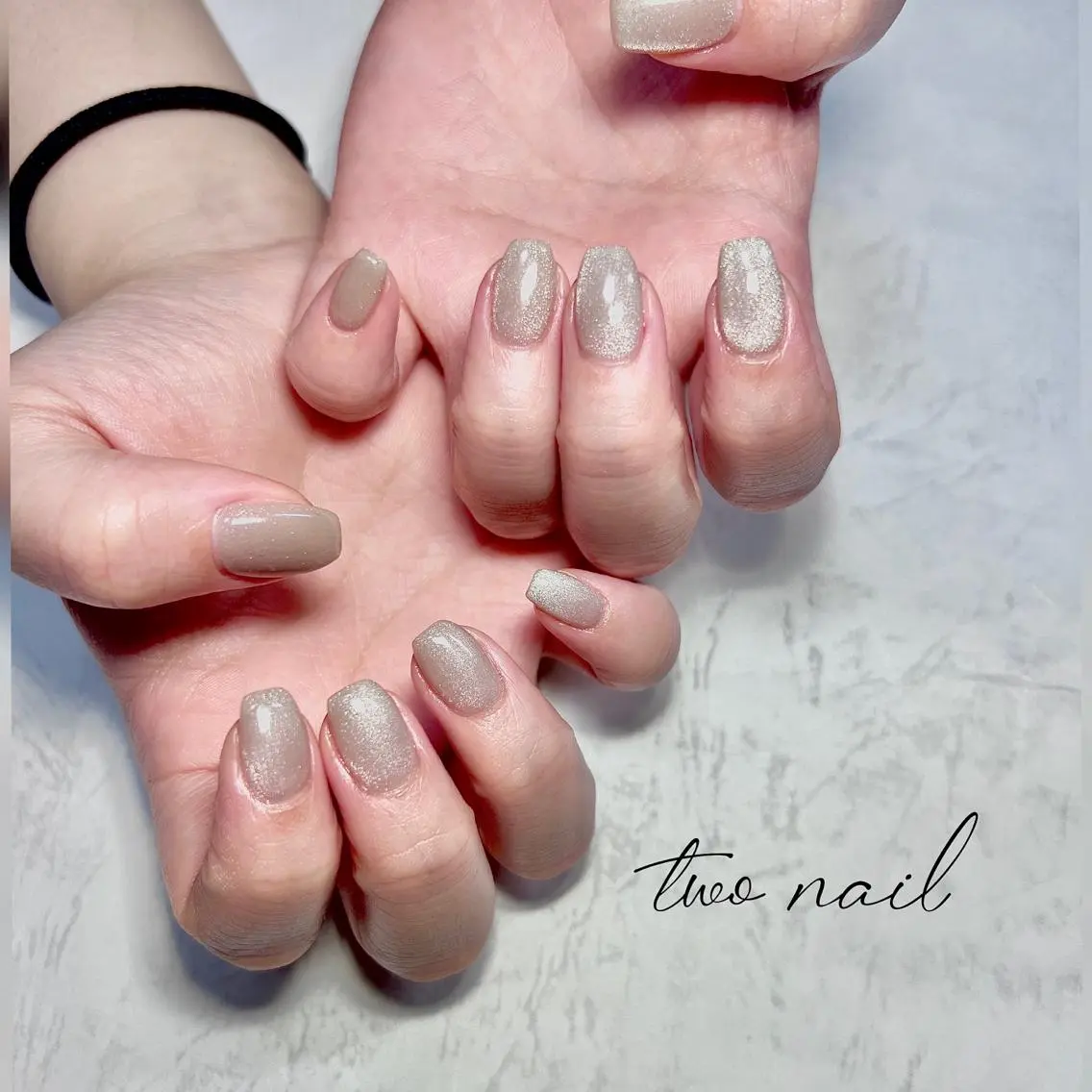 ネイル アートネイル フットネイル ハート マグネットネイル ニュアンスネイル ハンドネイル two nailのネイルデザイン